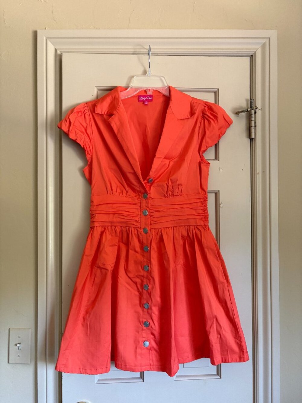 Collared Orange Gameday Dress